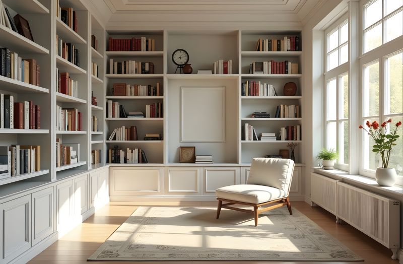 Built In Bookshelves Installation in Woodbridge, VA