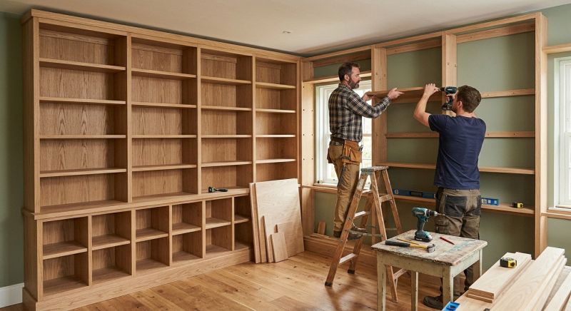 Built In Storage Installation in Woodbridge, VA